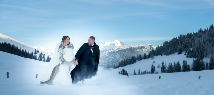 Mariage à la montagne - french alps